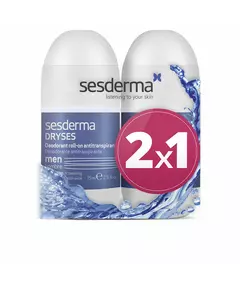 Sesderma Dryses Deo Roll-On Men Duo, 2 x 75 ml