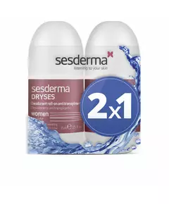 Sesderma Dryses Deo Roll-On Women Duo, 2 x 75 ml