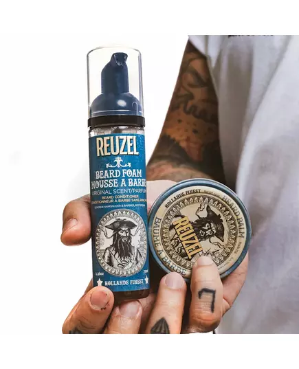 Reuzel Beard Try Me kit: Original Beard foam 70ml + Beard balm 35g, image 3
