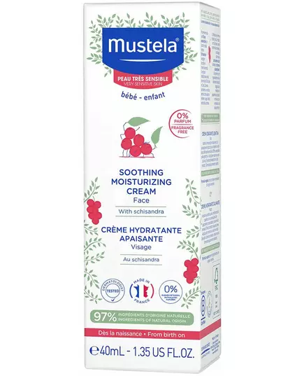 Moisturising face cream Mustela Baby-Child 40 ml, image 2