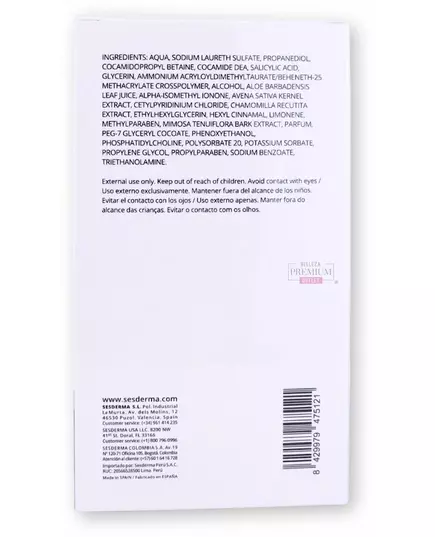 Sesderma Salises Foamu Soap-Free Cream 250 ml, image 3