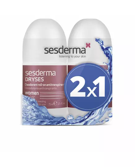 Sesderma Dryses Deo Roll-On Women Duo, 2 x 75 ml
