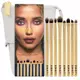 Swati Luxe Eye Make-Up Brush Set Gold 8 pcs